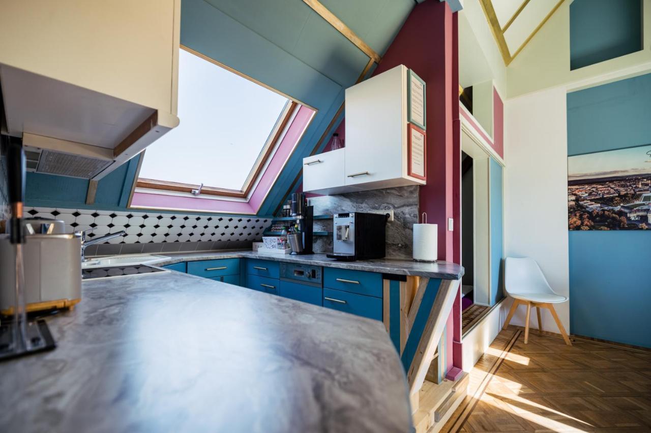 Rooftop Penthouse Karlsruhe Dış mekan fotoğraf